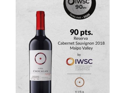 Chocalán Cabernet Sauvignon Reserva 2021, 750ml