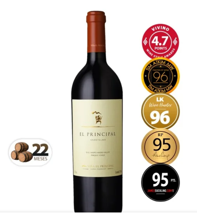 El Principal Cabernet Sauvignon 2017, 750ml