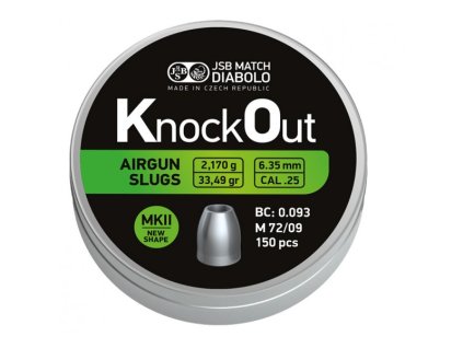 diabolo jsb knockout slugs 25 mkii