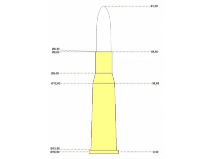 naboj 8x60 kropatschek