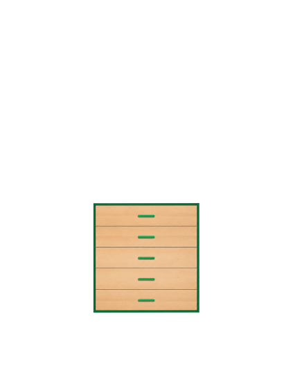 145015 Modul zásuvkový  80 x 45 x 80 cm