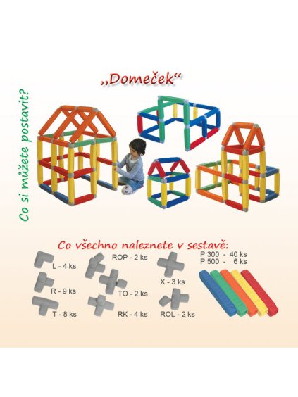MI004 stavebnice mija domecek