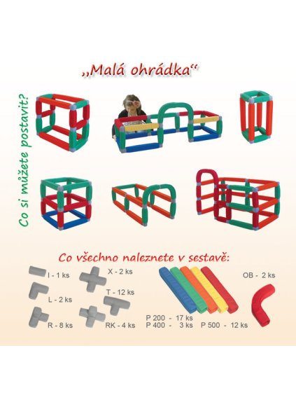 MI006 stavebnice mija mala ohradka