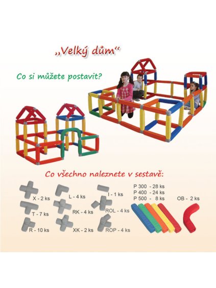 MI011 stavebnice mija velky dum