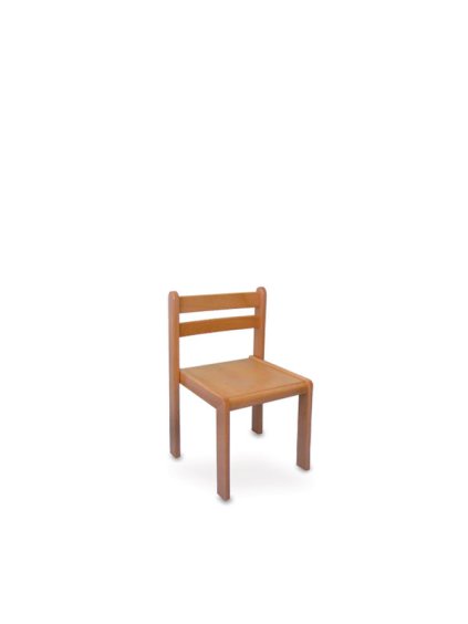 130317 zidle stohovatelna prirodni lakovana