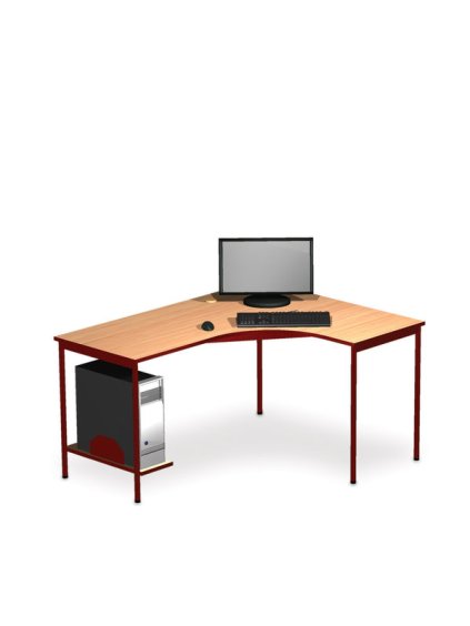 170156 pocitacovy stul obloukovy pro 1 zaka