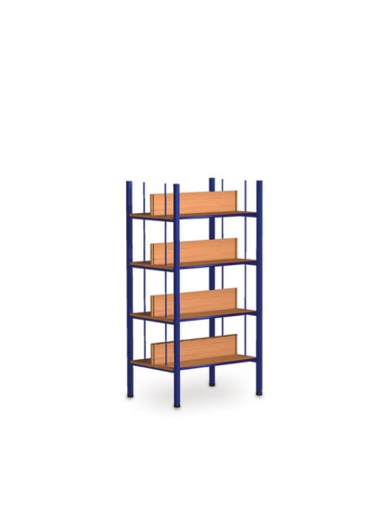 600124 oboustranny regal 4 policky