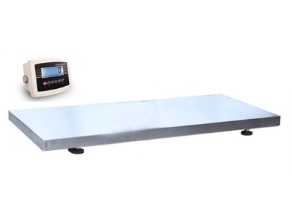 Rozsdamentes acél csomagmérleg 300 kg-ig/100 g 110x51 cm