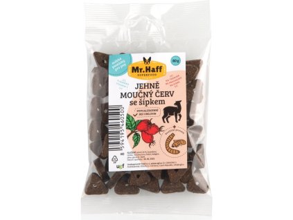 UGF pamlsek pro psy Mr. Haff moučný červ, jehněčí 80g