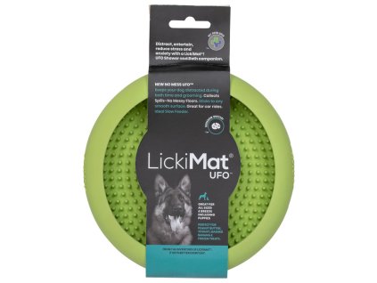 lickimat lizaci miska ufo green3