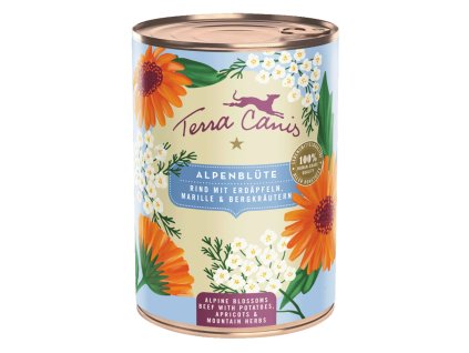 terra canis flower menu konzerva alpske bylinky