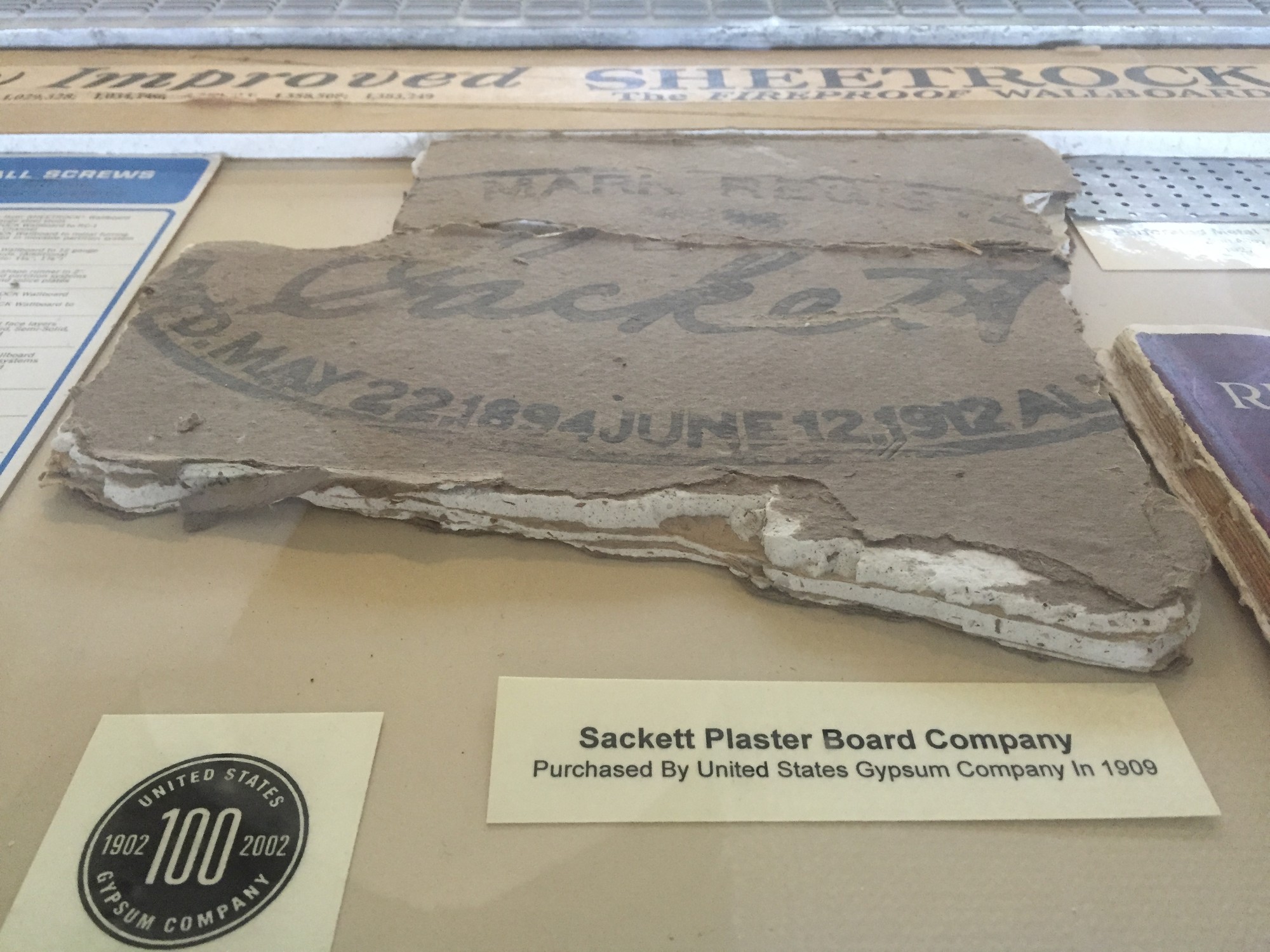 Historie sádrokartonu