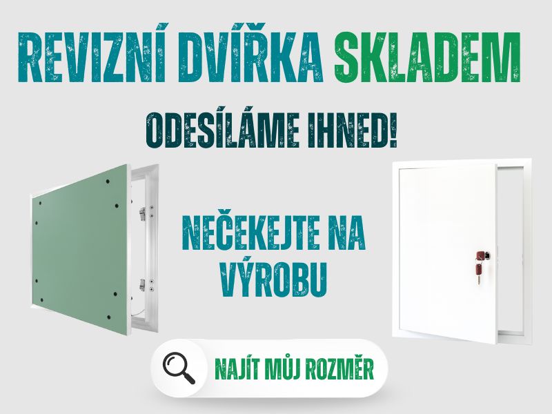 Revizní dvířka skladem