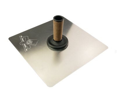 OLEJNIK Stěrkovací tác 330x330 mm s korkovou rukojetí 1