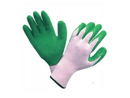 Latexové pracovní rukavice R.10 480 zelené 1 pár