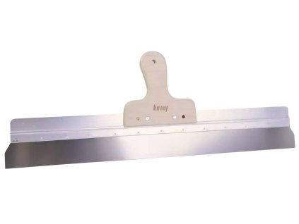 Čelní pohled na KNAUF Nerezová špachtle sádrokartonářská 480 mm