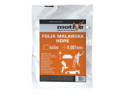 MOTIVE Malířská fólie MOTIVE 4 × 5 m – 7 mik