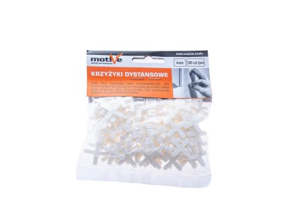 Distanční křížky 4 mm pro obklady a dlažbu (100 ks)