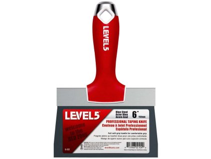 LEVEL5 Špachtle 6 z modré oceli s Soft Grip rukojetí