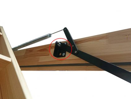 OMAN Sada dvou zarážek 70 mm pro půdní schody na půdních schodech