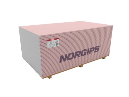 NORGIPS S GKF 12,5 mm typ DF protipožární deska na paletě