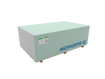 norgips q gkbi 12,5 mm typ H2 na paletě