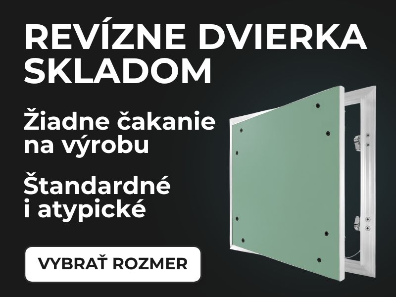 Revízne dvierka skladom
