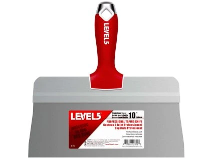 LEVEL5 Nerezová špachtle 10 BIG BACK s Soft Grip rukojetí