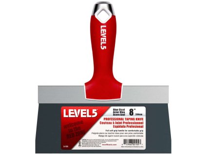 LEVEL5 Špachtle 8 z modré oceli s Soft Grip rukojetí