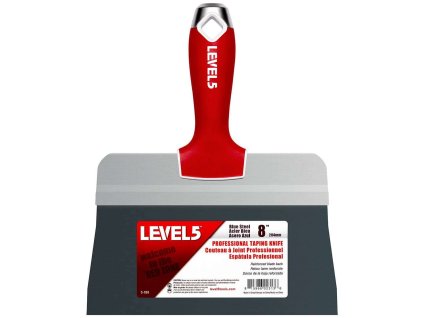 LEVEL5 Špachtle 8 BIG BACK z modré oceli s Soft Grip rukojetí