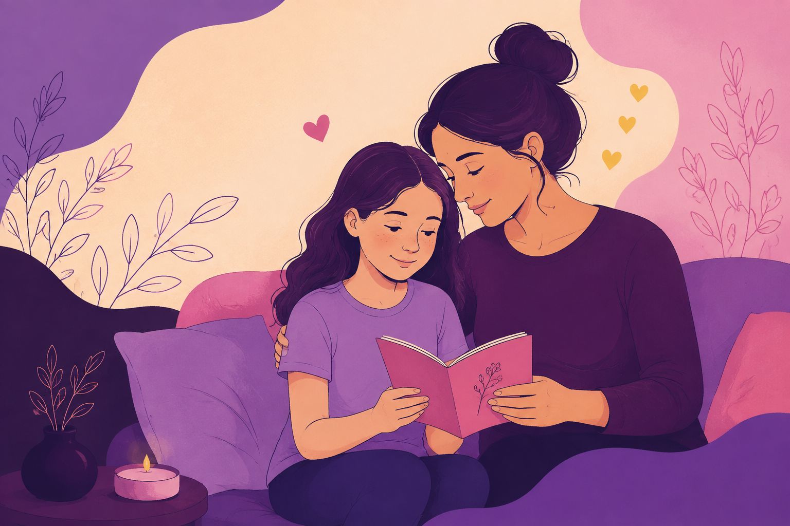 První menstruace s klidem: průvodce pro maminky