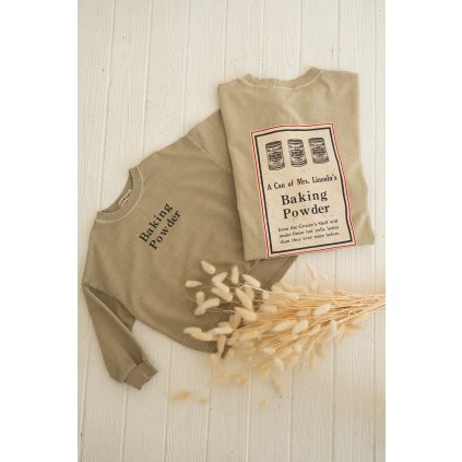 Dámska mikina Baking Powder Mom Beige (9)