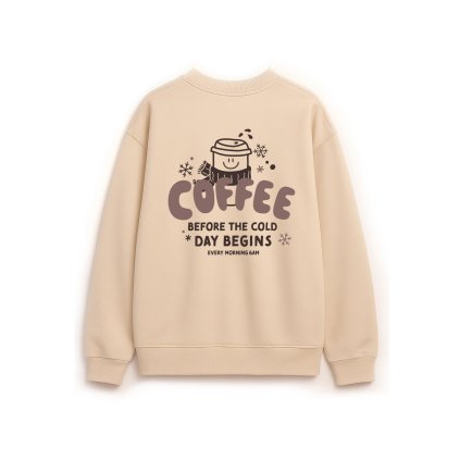 Dámska mikina Cold Days Beige, Messy Brassy (3)