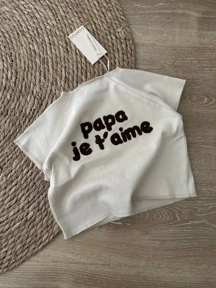 Guapoo, Pohodlné detské tričko Oat, Messy Brassy (2)