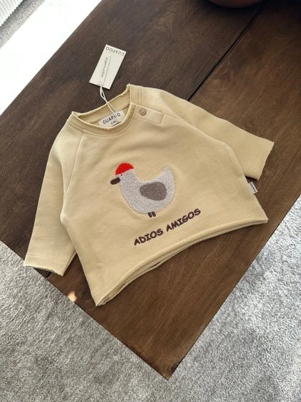 Guapoo, Detská mikina Adios Amigos, Messy Brassy (8)