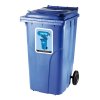 Plastová popelnice 240 L x 6 modrá