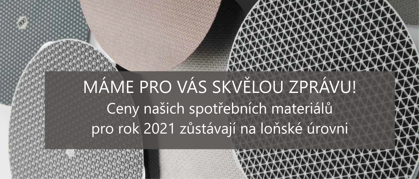 Máme pro Vás skvělou zprávu – ceny našich spotřebních materiálů pro rok 2021 zůstávají na loňské úrovni.