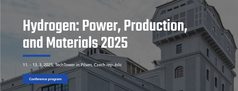 11. - 13. 3. 2025  -  Hydrogen: Power, Production, and Materials 2025( TechTower, Plzeň) - konference s účastí METALCO TESTING
