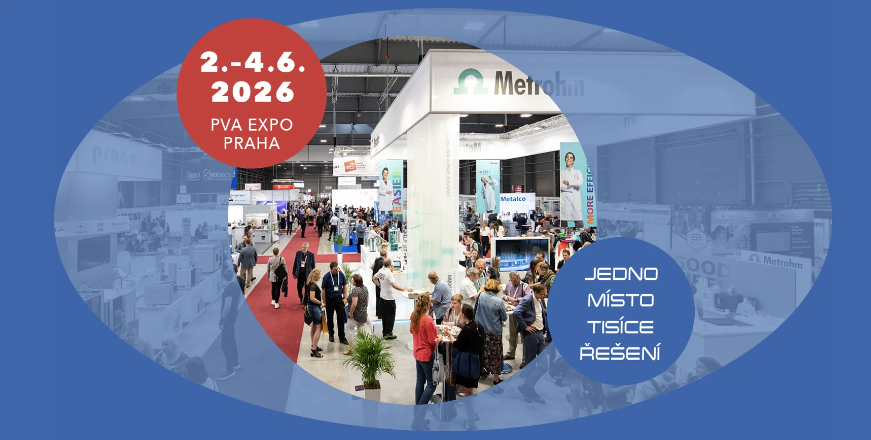 2.–4. 6. 2026 LABOREXPO PROCESEXPO 2026 VELETRHY VYBAVENÍ PRO LABORATORNÍ A PROCESNÍ ANALÝZY, Praha