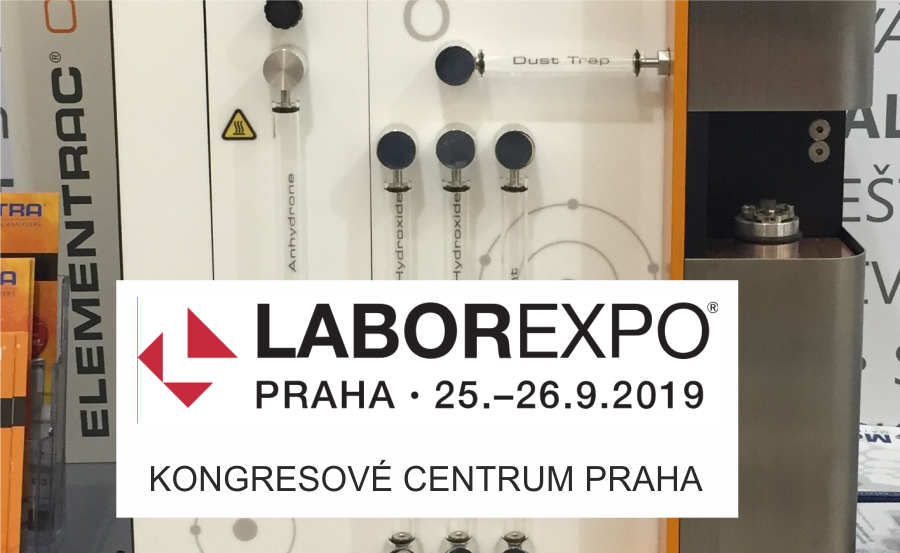 25 - 26. 9. 2019 LABOREXPO - IX. Veletrh analytické, měřící a laboratorní techniky