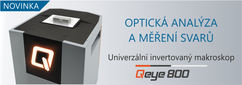 Qeye 800 - Rychlá a efektivní optická analýza a měření vzorků s vysokým rozlišením