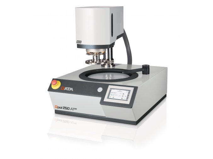 QPOL 250 A1-ECO (SAPHIR 250 A1-ECO) - automatická, jednokotoučová bruska a leštička Metalco Testing