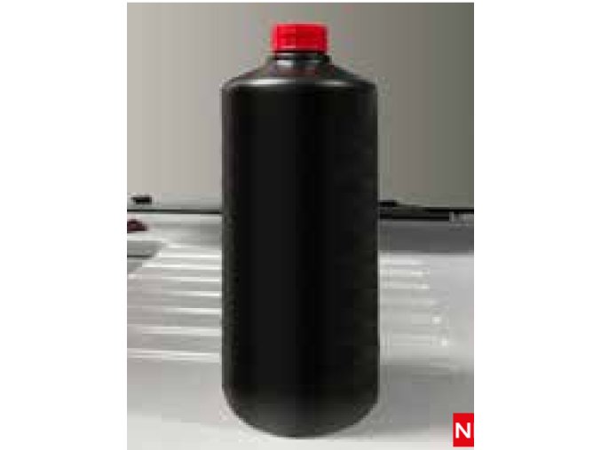 95017528 Kulatá láhev 1000 ml Bezpečné skladování použitých leptacích roztoků Metalco Testing