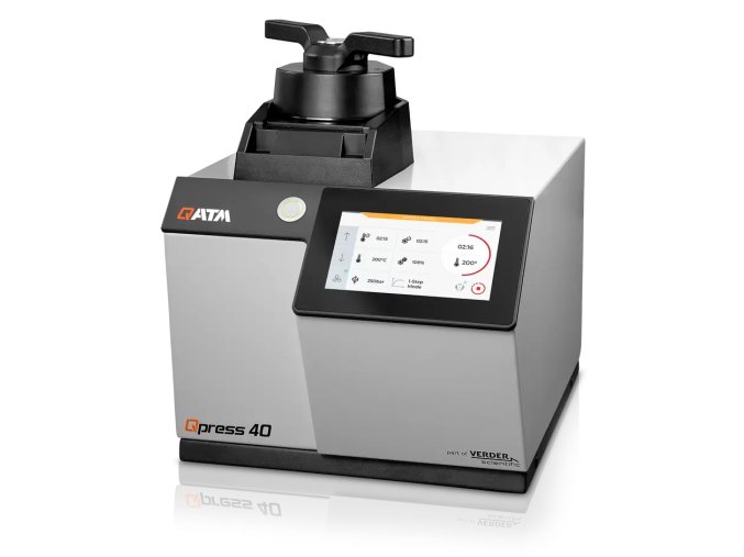 qpress 40 automaticky metalograficky lis zapekani za tepla Metalco testing