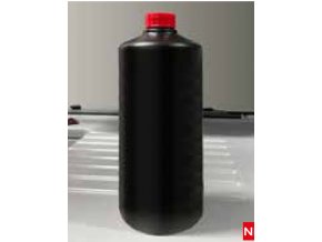 95017528 Kulatá láhev 1000 ml Bezpečné skladování použitých leptacích roztoků Metalco Testing