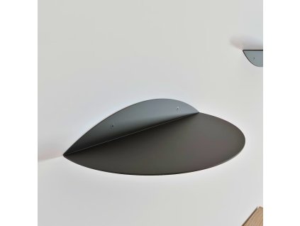 Polička FLOAT černá1