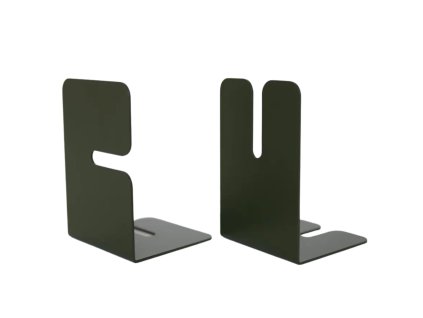 Zarážka na knihy VOID tmavě zelená1