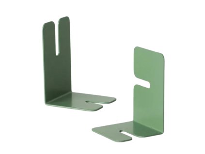 Zarážka na knihy VOID světle zelená1