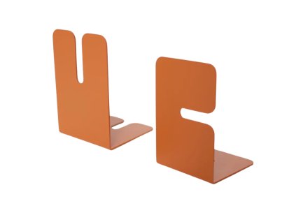 Zarážka na knihy VOID oranžová1