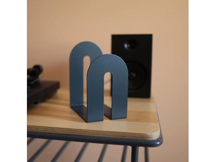 Stojan na knihy a LP ARC černý1